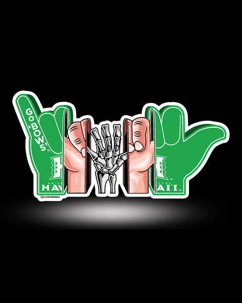 Open Hand Smack Open-Handed Slap (Sticker) – Claymore Minds Co